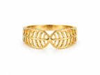 10K Gold Openwork Pattern Ring – Size 7.5