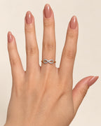 10K Gold Infinity Ring – Size 8