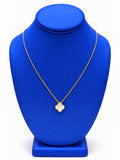 10K Gold Clover Pendant Necklace